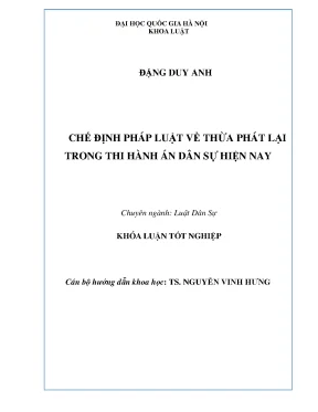 Chế định pháp luật về thừa phát lại trong thi hành án