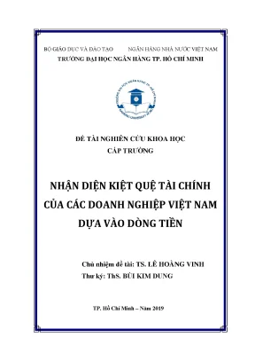 Nhận diện kiệt quệ tài chính doanh nghiệp Việt Nam qua