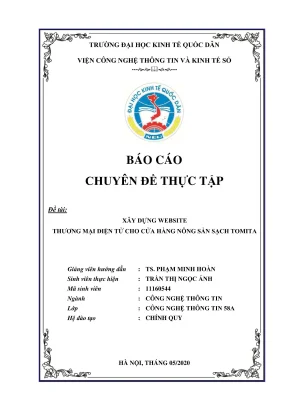Xây Dựng Website Thương Mại Điện Tử Cho Cửa Hàng Nông 