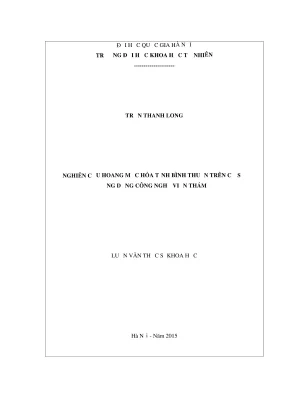 Chỉ số chất lượng nước WQI tại tỉnh Thái Nguyên: Nghiên 
