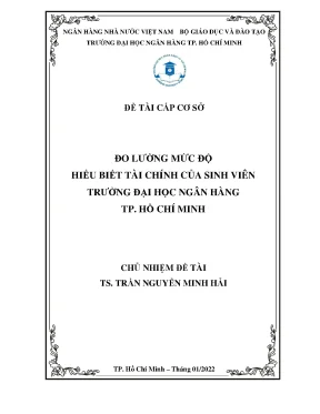 Mức Độ Hiểu Biết Tài Chính Của Sinh Viên Đại Học Ngân
