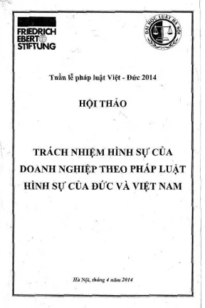 Trách nhiệm hình sự của doanh nghiệp: So sánh pháp luật 
