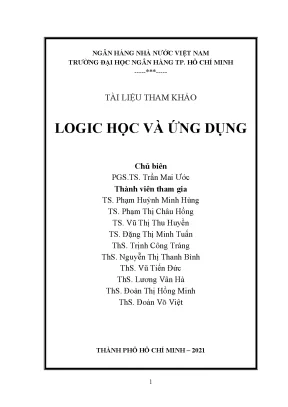Tài liệu logic học và ứng dụng hiệu quả
