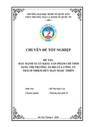 Xuất khẩu sản phẩm chì thỏi sang Ấn Độ: Chiến lược của 