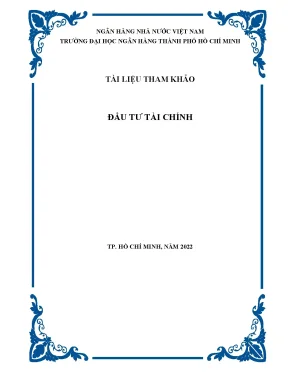 Hướng dẫn đầu tư tài chính hiệu quả