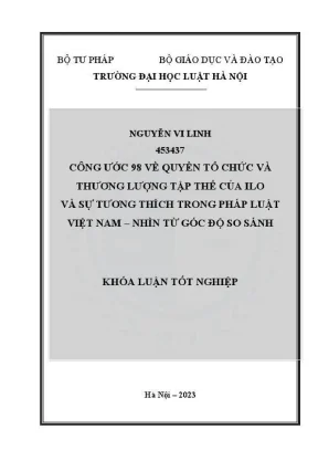 Quyền Tổ Chức và Thương Lượng Tập Thể Theo Công Ước 98 