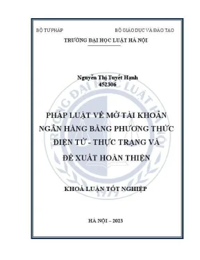 Nâng cao quy trình mở tài khoản ngân hàng điện tử: Thực