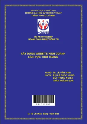 Xây Dựng Website Thời Trang: Đồ Án Tốt Nghiệp Công Nghệ 