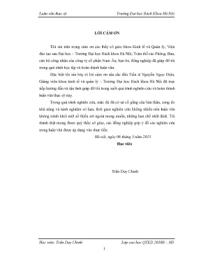 Chiến lược kinh doanh cho Công ty Cổ phần Nam Âu (2012-2015)