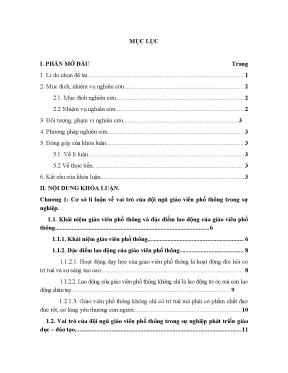 Vai trò của giáo viên trong phát triển giáo dục phổ 
