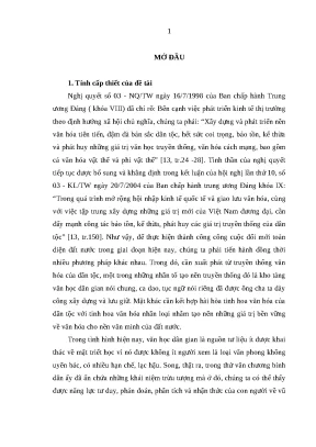Triết lý nhân sinh trong ca dao và tục ngữ Thừa Thiên Huế