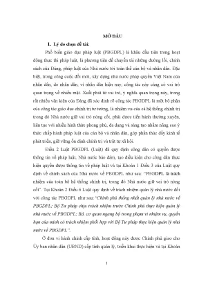 Giáo dục pháp luật tại Đắk Lắk: Luận văn của cơ quan 