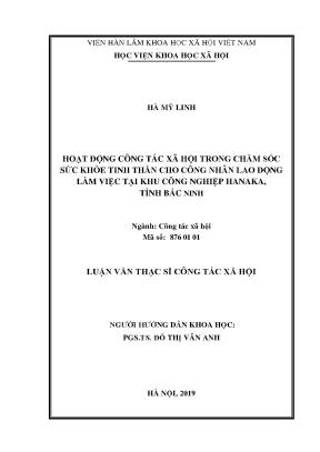 Chăm sóc sức khỏe tinh thần cho công nhân tại KCN 
