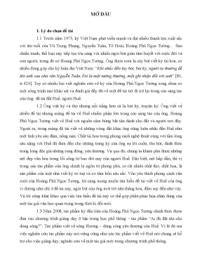 Đất & Người Huế trong Ký ức Hoàng Phủ Ngọc Tường: Cảm 