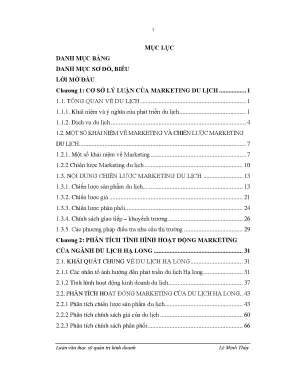 Chiến lược marketing du lịch Hạ Long đến năm 2020