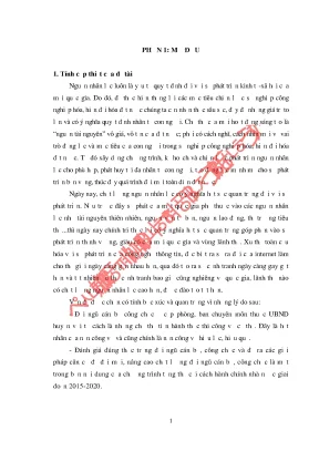 Nâng cao chất lượng cán bộ công chức hành chính tại 