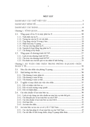 Đánh giá an toàn che chắn trong phòng X-quang chẩn đoán 