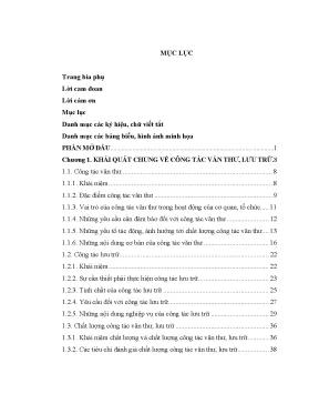 Nâng cao chất lượng công tác văn thư lưu trữ tại UBND xã 