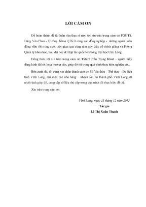 Chiến lược phát triển hệ thống nhà hàng khách sạn tại 