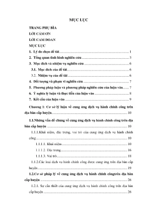 Cung ứng dịch vụ hành chính công tại huyện Trảng Bàng,
