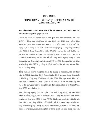 Nâng cao Quản lý Môi trường cho Doanh nghiệp Vừa và Nhỏ 