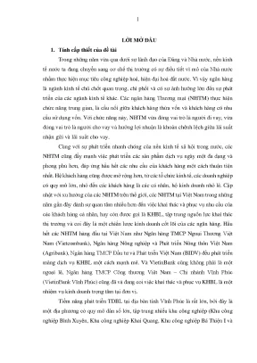 Nghiên cứu tín dụng bán lẻ tại ngân hàng TMCP Công