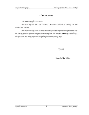 Nâng cao Quản trị Nguồn Nhân lực tại Trường Đại học Kinh