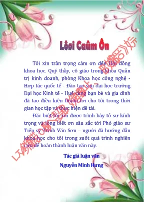 Phát triển đội ngũ giảng viên Đại học Huế: Chiến lược và 