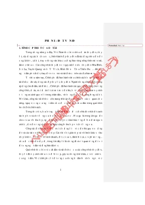 Nghiên cứu sinh kế dân tái định cư tại Bình Thành và 
