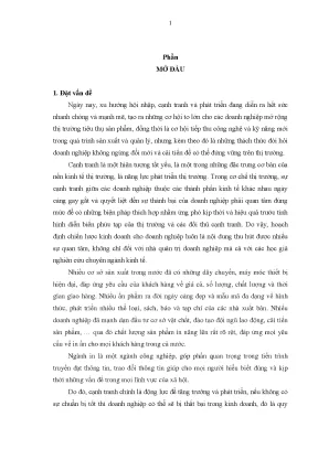 Chiến lược kinh doanh In Nguyễn Văn Thành đến 2020: Phân 