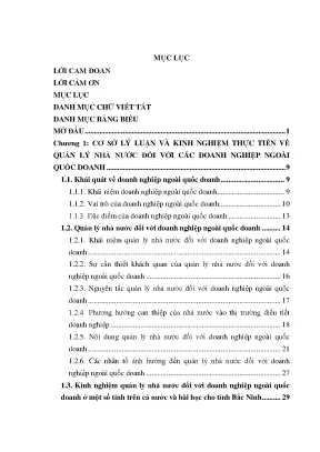 Quản lý nhà nước đối với doanh nghiệp ngoài quốc doanh