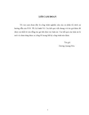 Lý thuyết không gian lá trong lớp các md5 phân lá