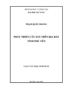 Phát triển cây sắn tại tỉnh Phú Yên: Nghiên cứu và ứng dụng