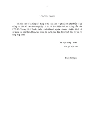 Phát triển cổng thông tin điện tử cho doanh nghiệp hiệu quả