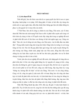 Quản lý nhà nước về báo chí tại Đắk Nông