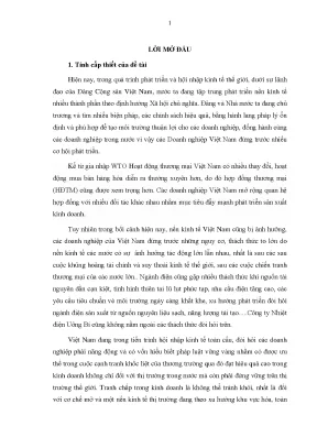 Hợp đồng thương mại tại Công ty Nhiệt điện Uông Bí: Giao 