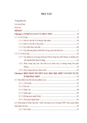 Dạy Đọc Hiểu Văn Bản Tự Sự Theo Quan Điểm Tiếp Nhận Văn Học