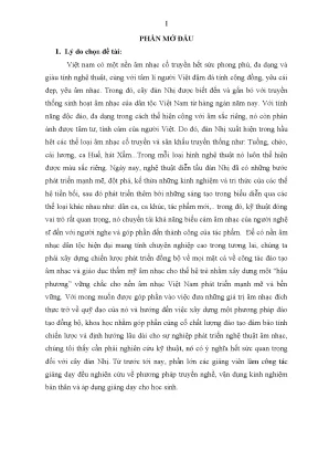 Giảng dạy kỹ thuật đàn nhị cho sinh viên trung cấp tại 