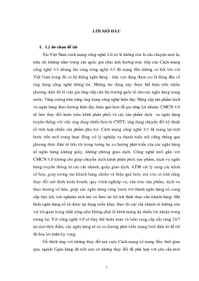 Nâng cao hiệu quả thanh toán ngân hàng với Công nghệ 4.0