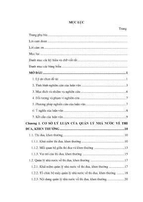 Quản lý thi đua khen thưởng tại huyện Lộc Ninh, Bình Phước