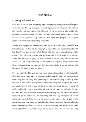 Nâng cao quản lý nhà nước về chăn nuôi tại Thái Nguyên: