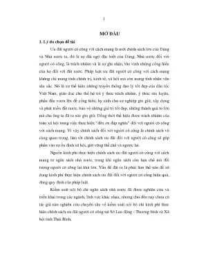 Kiểm Soát Nội Bộ Chi Kinh Phí Chính Sách Ưu Đãi Người Có