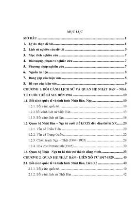 Quan hệ Nhật Bản - Liên Xô (1917-1945): Lịch sử và ảnh hưởng