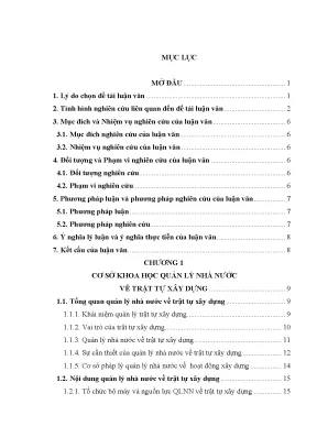 Quản lý Trật tự Xây dựng tại Huyện Chơn Thành, Bình