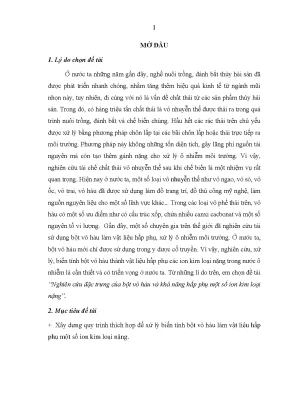 Bột Vỏ Hàu: Đặc Trưng & Khả Năng Hấp Phụ Kim Loại Nặng
