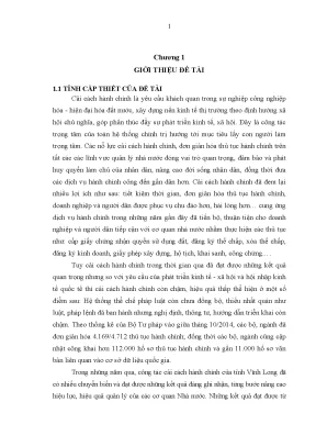 Sự hài lòng của công dân về dịch vụ hành chính một cửa 