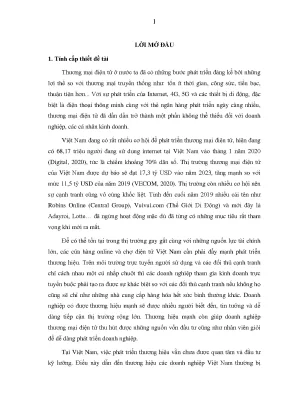 Thương hiệu Online tại Việt Nam: Thực trạng và giải pháp 