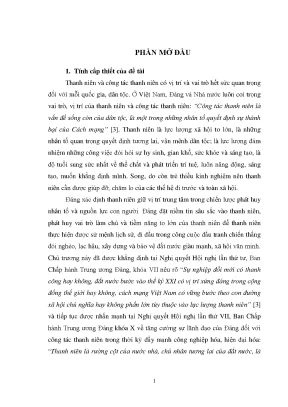 Quản lý nhà nước về thanh niên tại Buôn Ma Thuột, Đắk Lắk