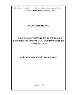 Nâng cao chất lượng đội ngũ cán bộ công đoàn: Quảng Ninh