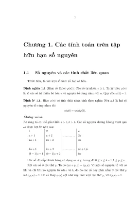 Bất Đẳng Thức Trong Số Học: Luận Văn & Bài Tập Liên Quan